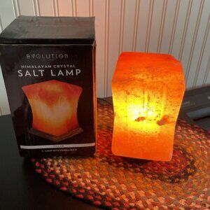 Himalayan Crystal Pink Salt Lamp NEW